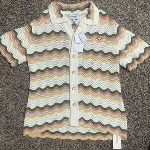 Men Casablanca Multicolor knitted Shirt